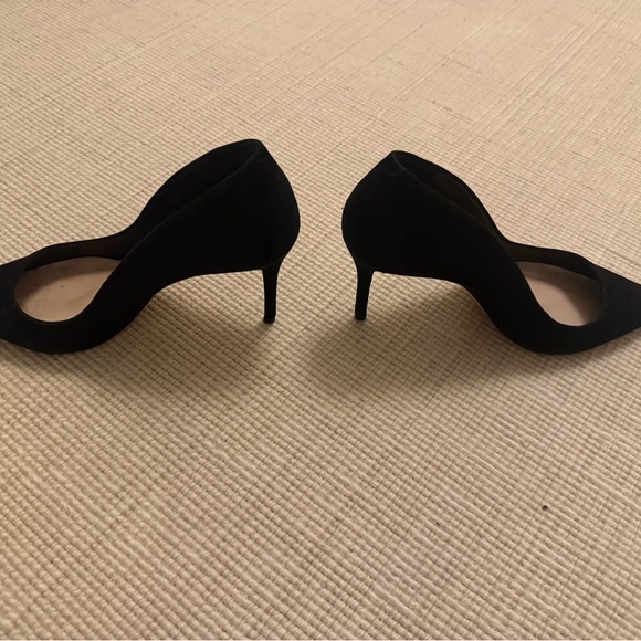 SCHUTZ Lou Black Suede Heels - Picture 3 of 8